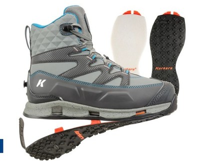 SIZE #8 KORKERS WOMENS BANTAM LITE WADING FISHING BOOT FELT KLING-ON  SOLES