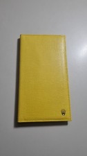 Porta Documenti Rolex Originale Pelle Gialla Lucertola - Daytona Beach Yellow