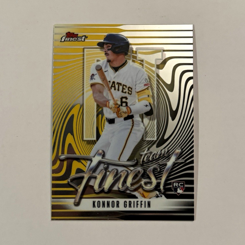 Topps Finest 2026 Konnor Griffin RC Team Finest Insert #TF-23 Pittsburgh Pirates