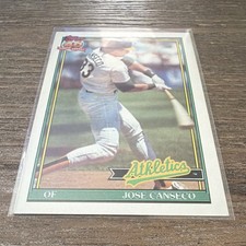 Topps 1991 Jose Canseco #700 Oakland Athletics MLB 40 Years Baseball Card