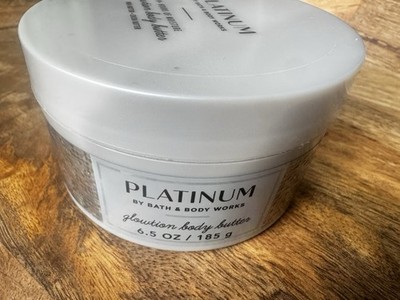 New Bath & Body Works Platinum Glowtion Whipped Body Butter 6.5 oz