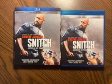 Snitch Blu-ray Ultra Violet Digital Copy Code with Slipcover (2013) Tested