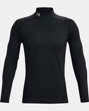 Under Armour Fitted Mock f&uuml;r Herren Schwarz