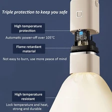 Portable Clothes Dryer, Foldable Dryer Machine Travel Mini Laundry Dryers .