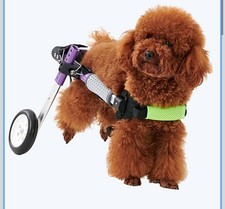 MegLob Pet Disability Wheelchair Dog Stroller Two Wheels Adjustable Height Small