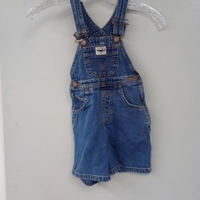 Vintage Levi's Toddler Koveralls Shortalls 3T White Label Cute Denim Unisex