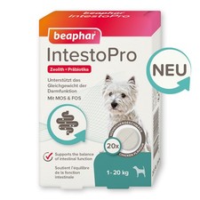 Beaphar IntestoPro Tabs f&uuml;r kleine Hunde Verdauungsprobleme Durchfall 20 St&uuml;ck