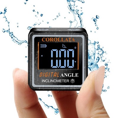 Ultra Small Digital Angle Finder Magnetic Level, Rechargeable Black 
