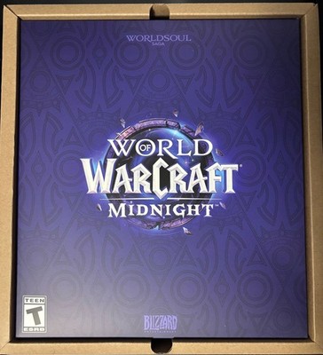 NEW  World of Warcraft Midnight Limited Collector's Edition - Includes Game Key