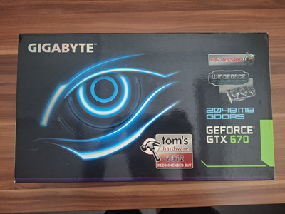 Gigabyte Windforce NVIDIA GeForce  GTX 670 2 GB GDDR5