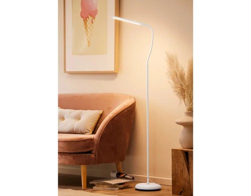 LIVARNO home LED-Stehleuchte, Lampe 4 Stufen dimmbar 220–240 V weiß *B-Ware - Bild 4 von 4