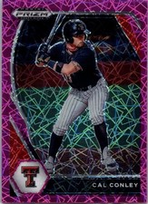 2021 Panini Prizm Draft Picks - Cal Conley #PDP126 Pink Velocity Prizm (RC)