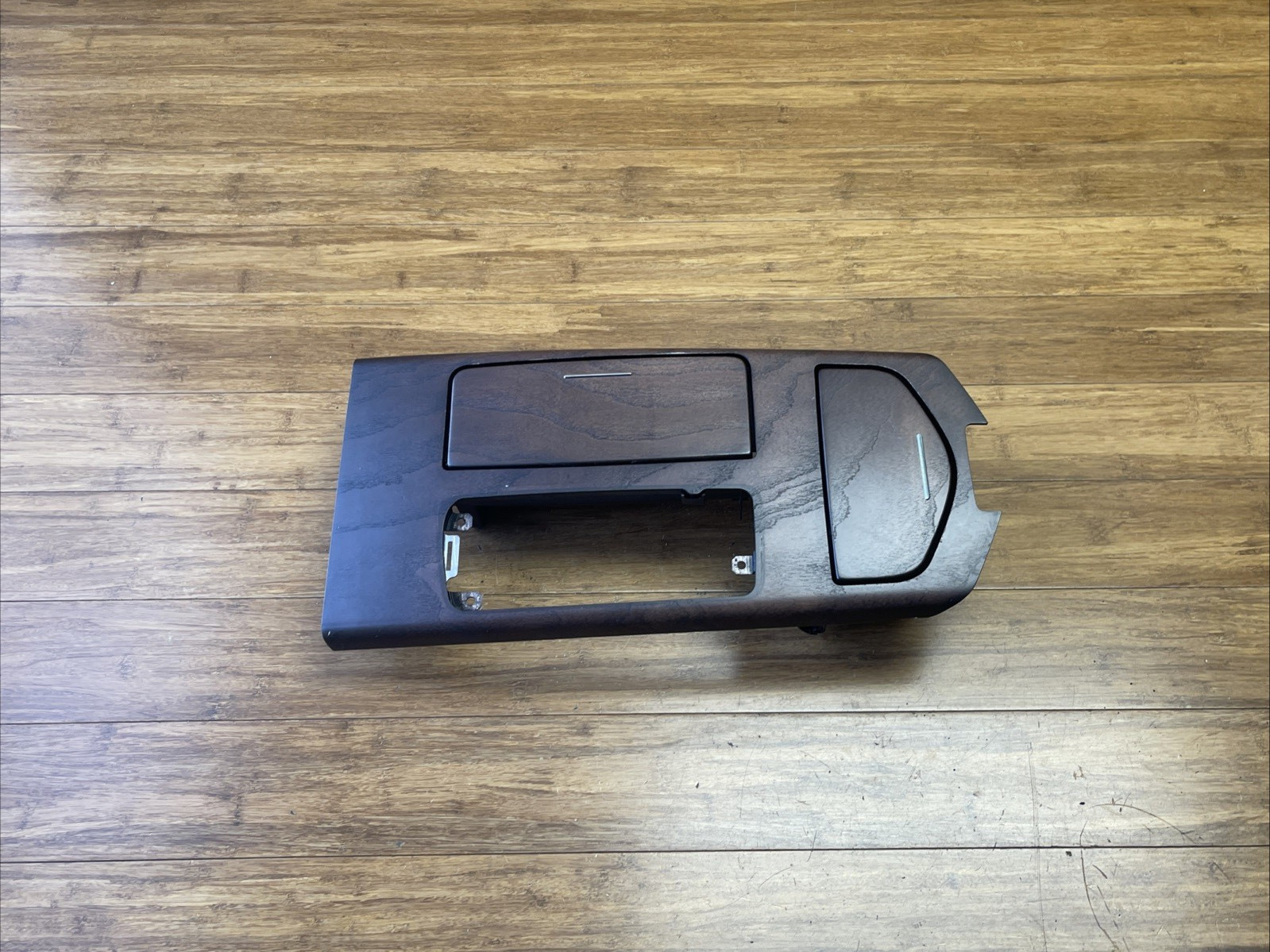 2013-2016 Maserati Ghibli M157 Center Console Cupholder Armrest Ashtray Wood OEM