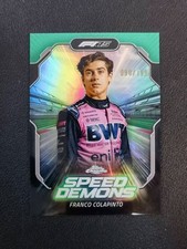 2025 Topps Chrome F1 Franco Colapinto Speed Demons Aqua 90/199 #SD-9 XYDK