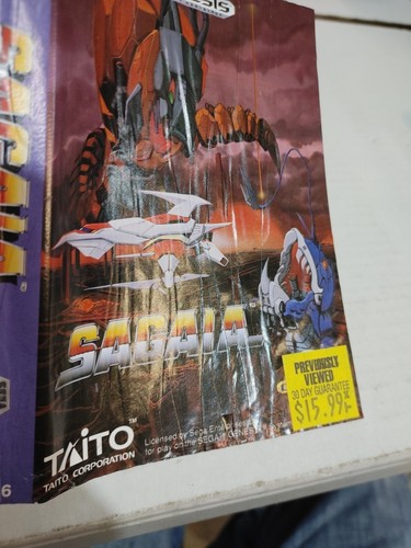 Sega Genesis Sagaia Video Game Missing Manual Cover Art Water Damage - Picture 10 of 11