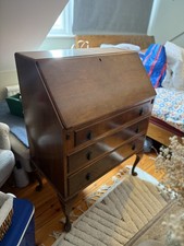 Vintage Bureau Writing Desk with Drawers