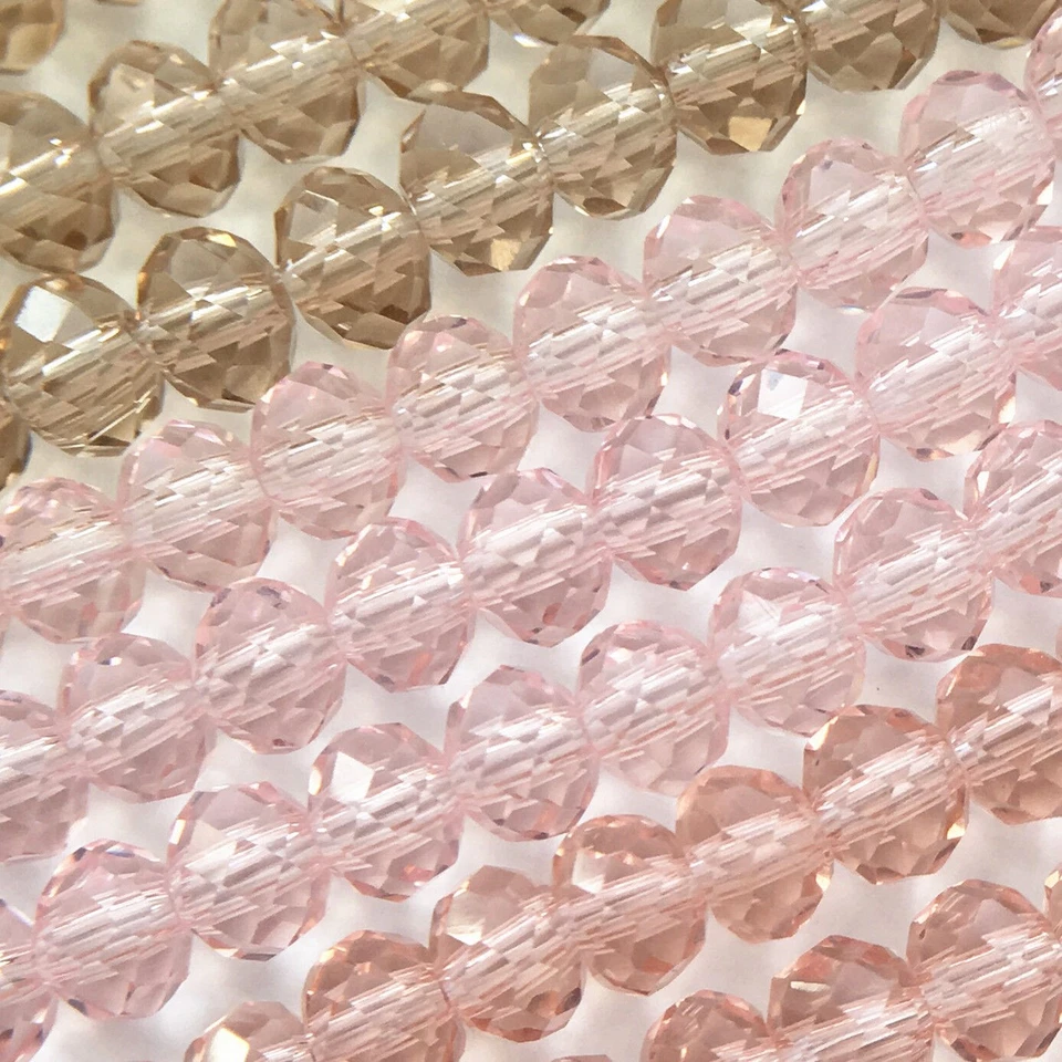 400 Stück 2mm4mm6mm Facettierte Kristall Glasperlen |DIY Schmuck Set Basteln - Bild 4 von 4