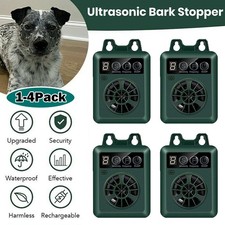 1-4PKS Outdoor Ultrasonic Anti-Barking Device Dog Bark Control Sonic Silencer