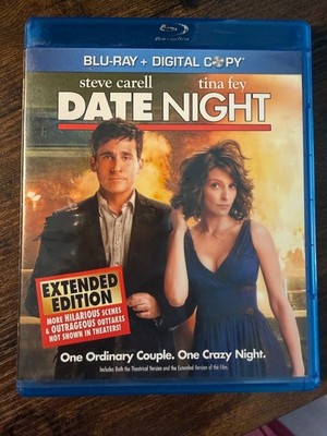 Date Night (Blu-ray Disc, 2010, 2-Disc Set) NO ACTIVATION CODE FOR DIGITAL COPY