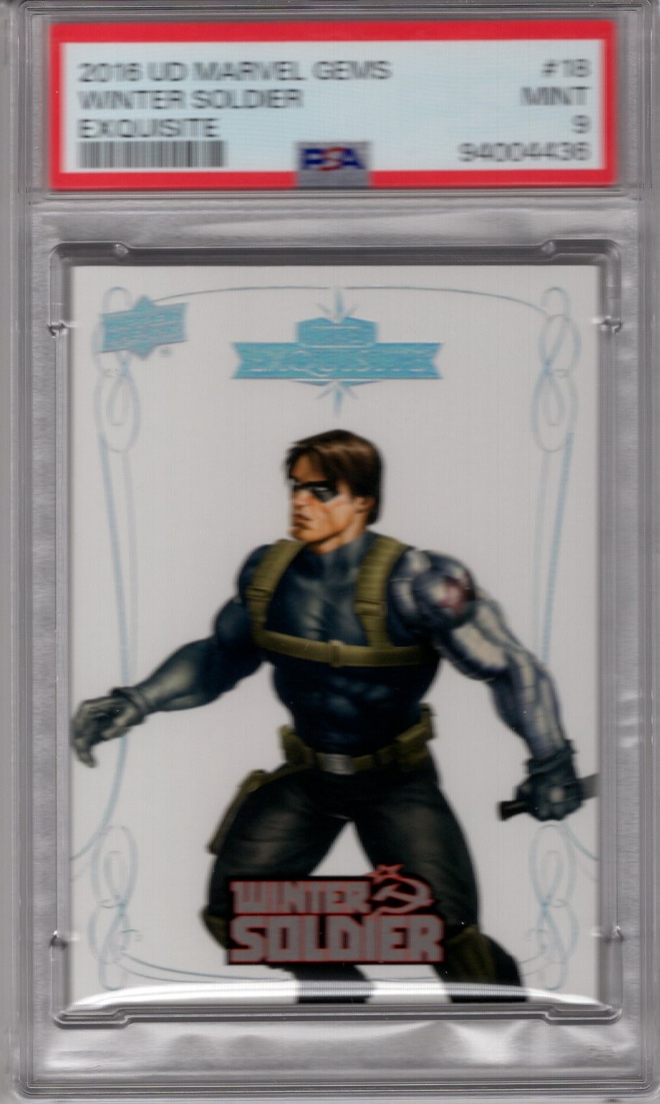 WINTER SOLDIER 2016 UD MARVEL GEMS EXQUISITE #090/199 PSA 9 MINT **POP 7** #18