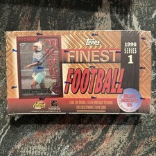 1996 Topps Finest NFL Football Series 1 Factory Sealed Hobby Box