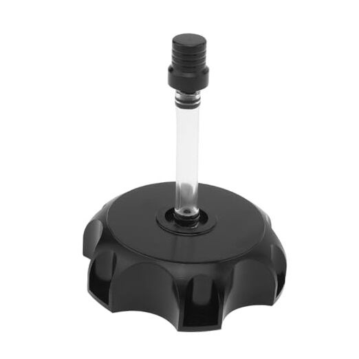 CNC Fuel Tank Cap Set, 48.5mm ATV Gas Cap with Breather Tube Air Vent Hose for 