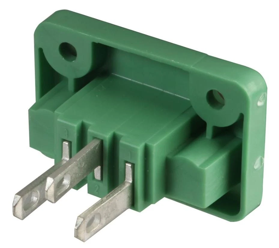 PHOENIX CONTACT - Terminal Block Header, 3 Way, 8A, 3.81mm, Hijau - Image 2 of 2