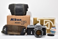  Near MINT w/CASE,BOX Nikon F Eye level Silver  50mm 1.4 Non Ai From JAPAN