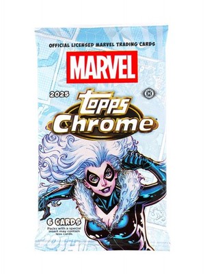 2025 Topps Chrome Marvel Hobby Box Factory for sale online | eBay