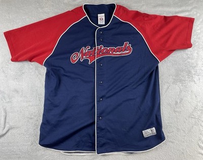 Washington Nationals Baseball Trikot Herren Größe 2xl Blau Rot True Fan Series »