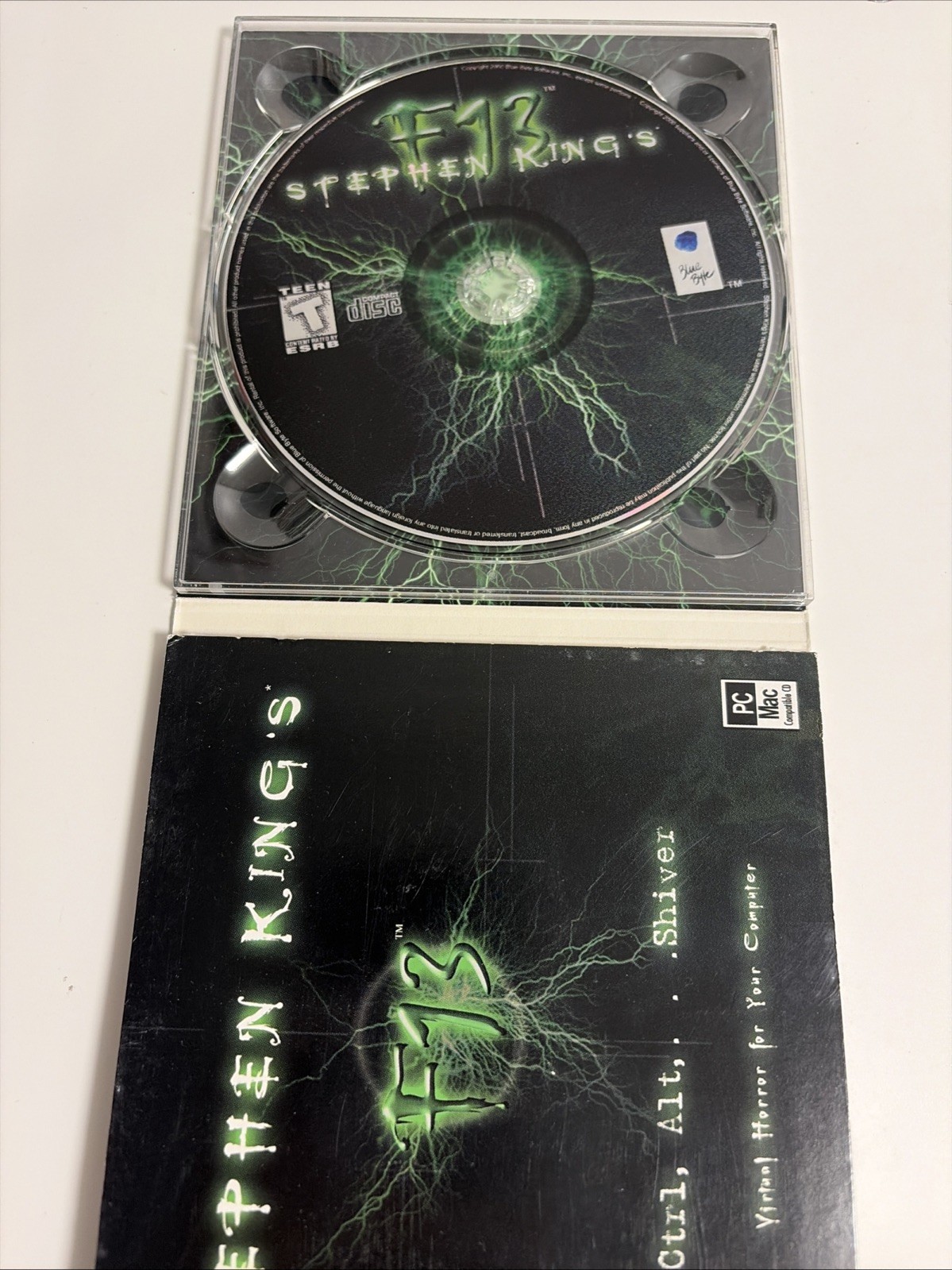Rare Stephen King's F13: Ctrl Alt Shiver, Interplay Computer Game PC ...