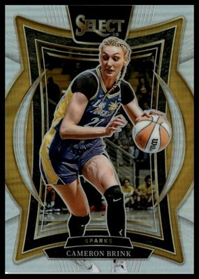 2025 Panini Select WNBA #9 Cameron Brink Silver Prizms