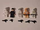 Lego Star Wars Minifigure Lot Of 5 Clone Troopers And More