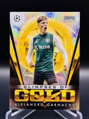 2023-24 Topps UCC Stadium Club - Alejandro Garnacho - Glimpses of Gold #GG-AG