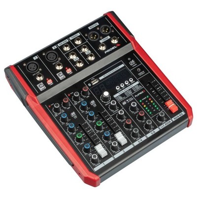 Proel PLAYMIX6 Mixer mit Multieffekt, MP3-Player und Bluetooth