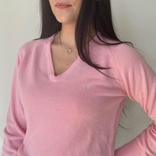Vintage Christian Dior Sweater Light Pink Size Large