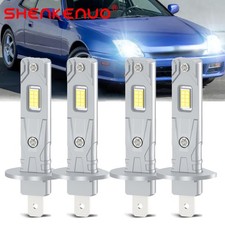 4x H1 For Honda Prelude 1997-2000 2001 Led Headlight High Low Beam Bulbs 6000k
