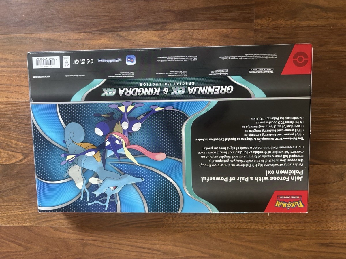 Pokémon TCG Greninja Ex & Kingdra Ex Walmart Exclusive Special