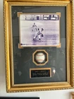 AUTOGRAPHED DON LARSEN 1956 WORLD SERIES BASEBALL SHADOW BOX YANKEE PERFECT GAME