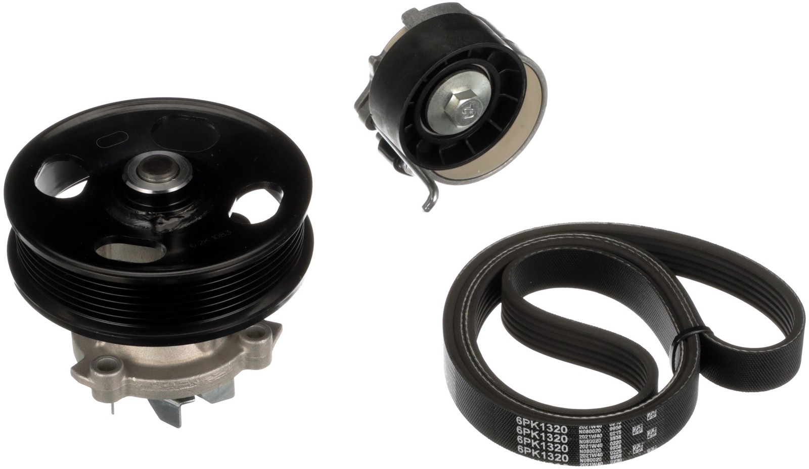 WATER PUMP + VRIBBED BELT KIT KP26PK1320 FOR ALFA ROMEO FIAT FIORINO/MPV/Box - Image 12