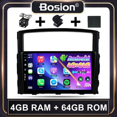 FÜR Mitsubishi Pajero 2006-17 Autoradio Android 16 GPS Navi DSP CarPlay DAB+64GB