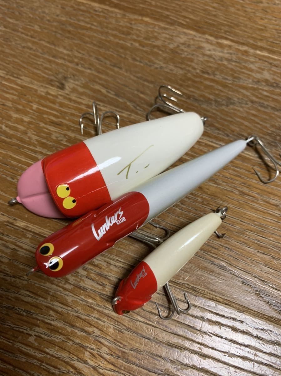 Penex (ers Club) Splasher and ibration, and a set of 3 unnamed topwater lures. - Image 3