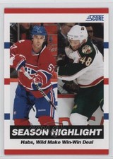 2010-11 Score Season Highlight Benoit Pouliot Guillaume Latendresse #9 t3w