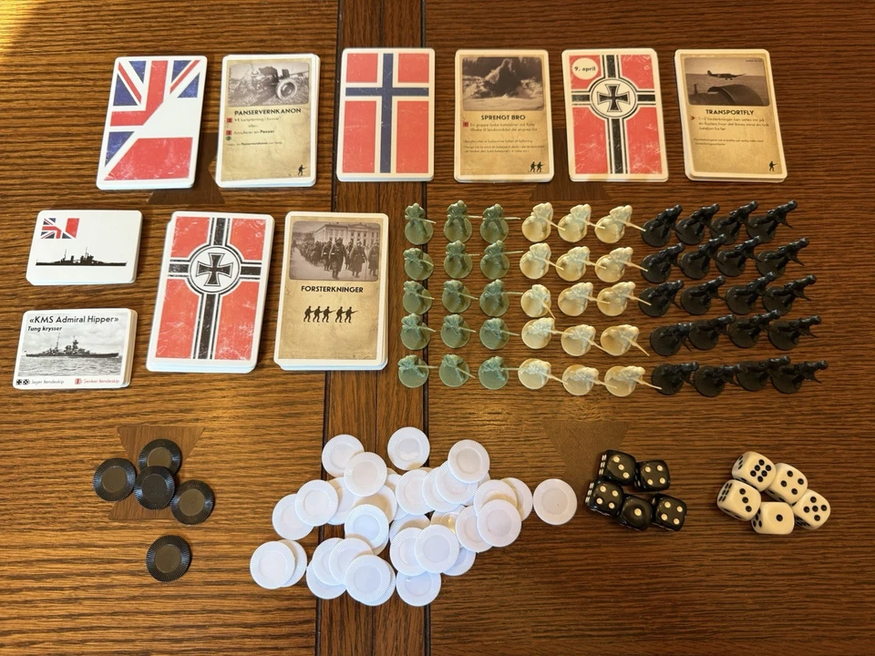 Kampen Om Norge / Battle Of Norway Boardgame Complete With English Rules - Image 4 of 4
