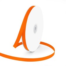 Orange Ribbon 3/8 Inch Wide x 100 Yards Gift Wrapping Halloween Christmas