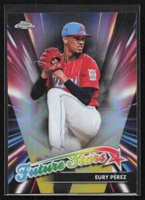 2024 Topps Chrome Future Stars Eury Perez Miami Marlins #FS-11