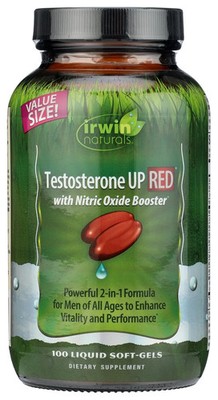 Irwin Naturals Testosterone Up Red 100 Sgels PACK OF 2