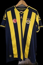 adidas Fenerbahce Home Shirt Only Adults 2XL Yellow Short Sleeve