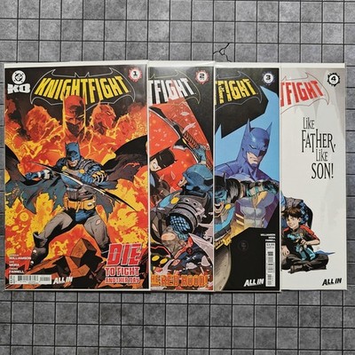 DC K.O.: Knightfight #1-4 - (1 2 3 4) - Complete A Cover Set 1st Alfie UNREAD NM