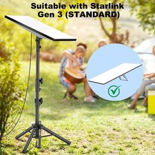 Starlink Gen 3 Tripod Mount Stand  Adjustable Heavy Duty Outdoor Base